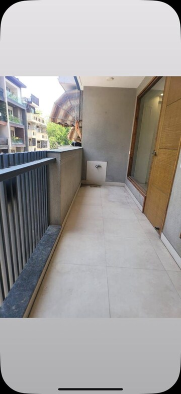 Balcony in 3 BHK Builder Floor at Greater Kailash I – for Rent