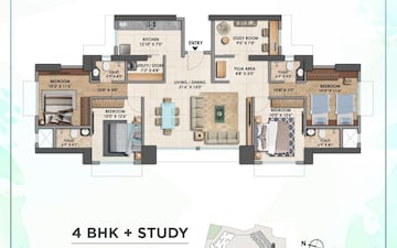 4 BHK Builder Floor For Sale in Chandak Next, Borivali East