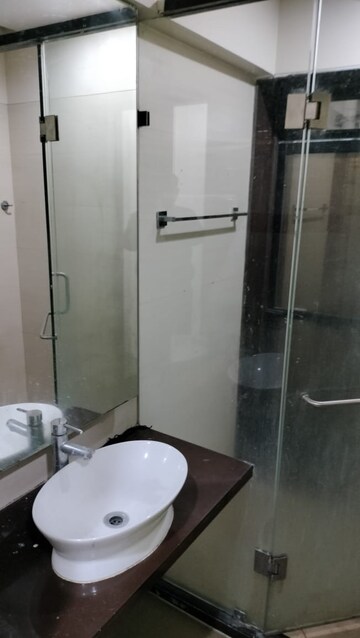 Bathroom in 2 BHK Apartment at Swaraj Queensbay, Kopar Khairane – for Rent