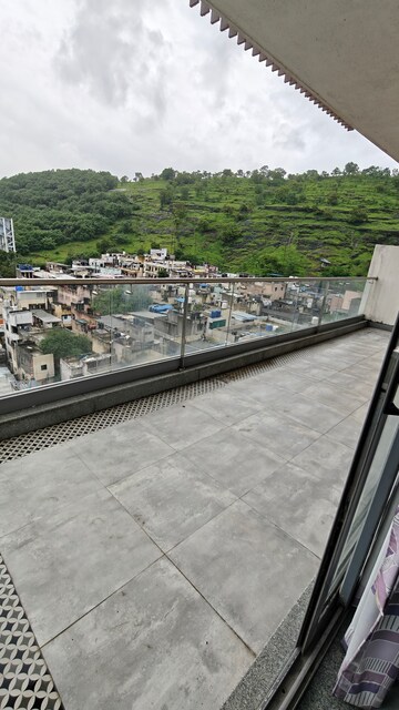 Balcony in 4 BHK Penthouse at Mohar Garima Plus, Senapati Bapat Road – for Rent