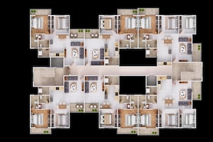 Floor Plan in 2 BHK Apartment at Narsala – for Sale