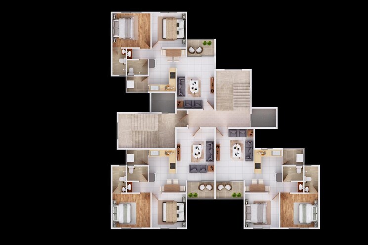 Master Plan, narsala 2 Bedroom 1100 Sq.Ft. Apartment In Narsala Nagpur 8840386