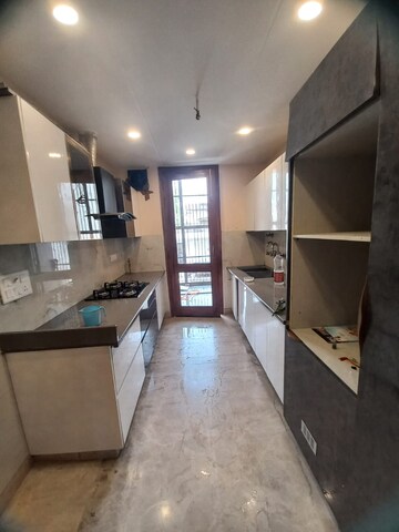 Kitchen in 3 BHK Apartment at Navbharat Apartments, Paschim Vihar – for Rent