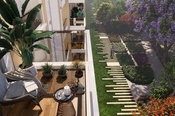 2 BHK Apartment – Exterior View View at Panchkula Urban Estate - for Sale