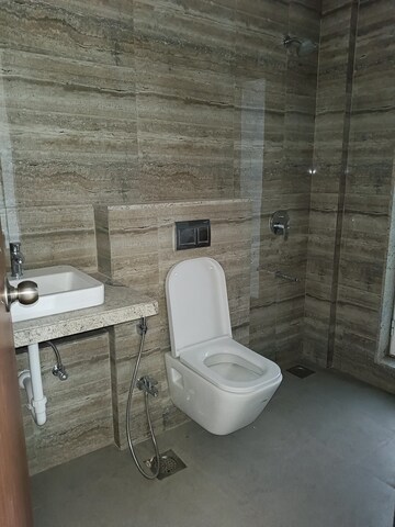 Bathroom in 3 BHK Apartment at Runwal Nirvana, Parel – for Rent