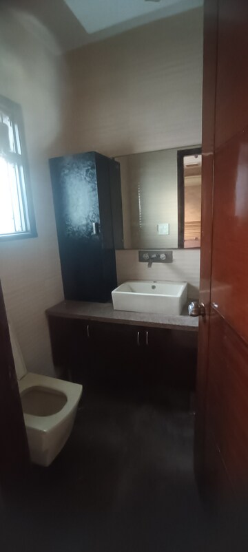 Bathroom in 4 BHK Builder Floor at Virender Nagar – for Rent