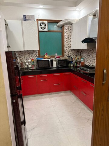 Kitchen in 2 BHK Builder Floor at West Sant Nagar – for Rent