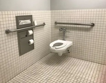 Bathroom in  Office Space at Omkar The Summit Business Bay, Andheri East – for Rent