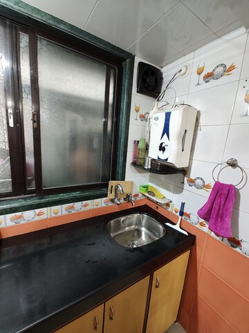 Kitchen in 1 BHK Apartment at Yashodeep CHS, Kopar Khairane – for Rent