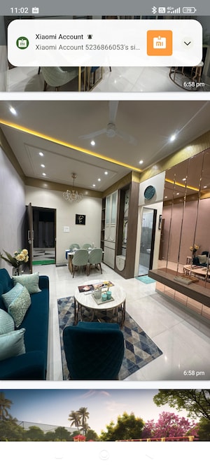 Living Room in 2 BHK Apartment at Gopal Krishna Square, Kalyan East – for Sale