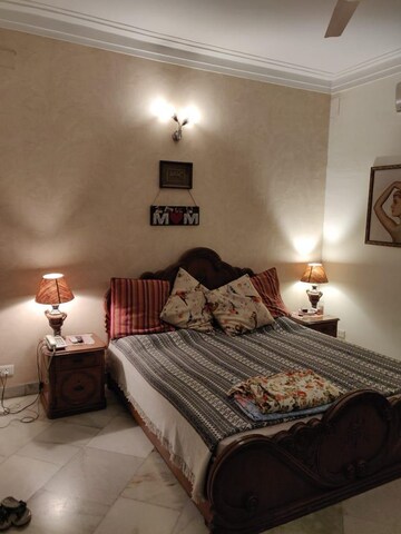 Bedroom in 1 BHK Builder Floor at Kalkaji – for Rent