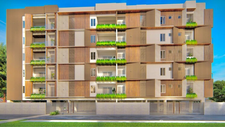 Exterior View, kasturi nagar 2 Bedroom 1200 Sq.Ft. Apartment In Kasturi Nagar Bangalore 8792234