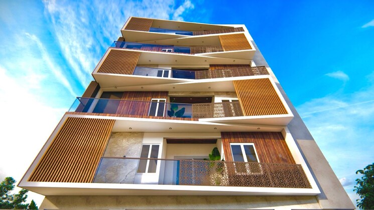 Exterior View, kasturi nagar 2 Bedroom 1200 Sq.Ft. Apartment In Kasturi Nagar Bangalore 8792234