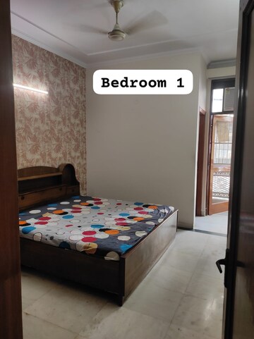 Bedroom in 3 BHK Builder Floor at Lajpat Nagar – for Rent