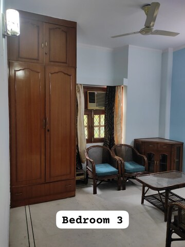 Living Room in 3 BHK Builder Floor at Lajpat Nagar – for Rent