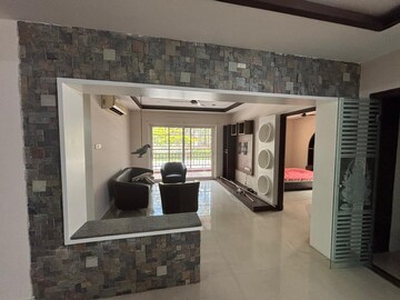 Living Room in 3 BHK Apartment at Trendset Winz, Nanakramguda – for Rent