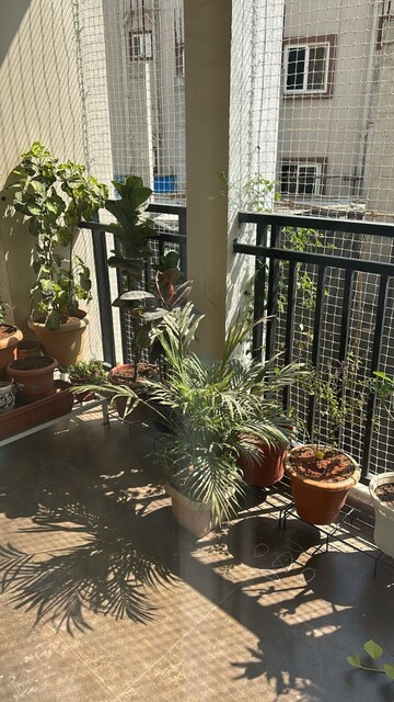 Balcony in 3 BHK Apartment at Creative Koven Udaya Cresent, Kondapur – for Rent