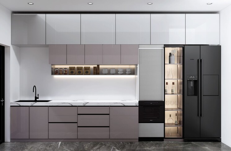 Kitchen, uttam nagar 2 Bedroom 600 Sq.Ft. Apartment In Uttam Nagar Delhi 8841048