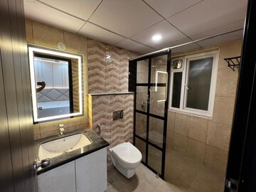 Bathroom in 3.5 BHK Apartment at Pashmina Waterfront, Old Madras Road – for Rent
