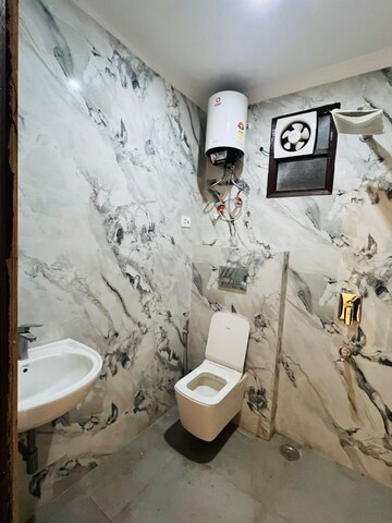 Bathroom in 3 BHK Builder Floor at Saket – for Rent
