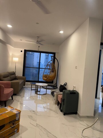 Living Room in 2 BHK Apartment at Dev Leo Tower, Oshiwara – for Rent