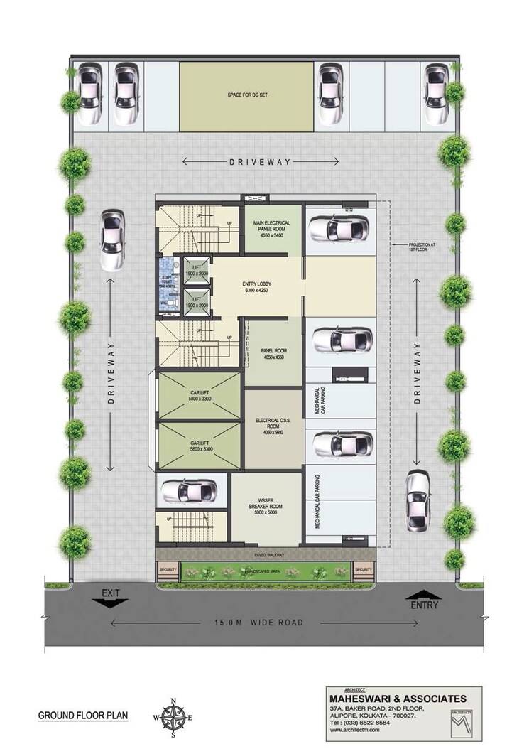 Floor Plan, salt lake sector v Commercial Office Space 582 Sq.Ft. In Salt Lake Sector V Kolkata 8841282