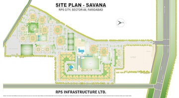 Master Plan in 2 BHK Apartment at RPS Savana, Sector 88 – for Rent