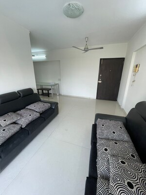 Living Room in 3 BHK Apartment at Interintel Gurnani Palms, Amboli – for Rent