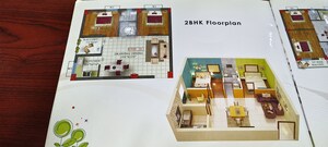 Master Plan in 2 BHK Apartment at Sijua – for Sale