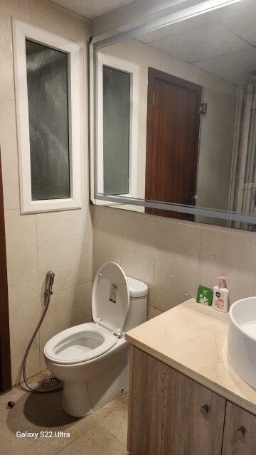 Bathroom in 2 BHK Apartment at Central Park 3 Flower Valley, Sohna Sector 33 – for Rent