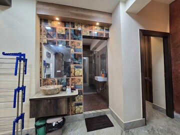Living Room in 3 BHK Apartment at Sristi Plaza, Chinar Park – for Rent