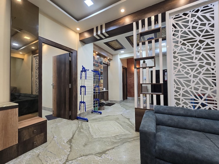 Living Room, sristi-plaza 3 Bedroom 1250 Sq.Ft. Apartment In Chinar Park Kolkata 8841439