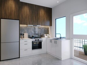 Kitchen in 1 BHK Apartment at The Century Garden, Bhankrota – for Sale