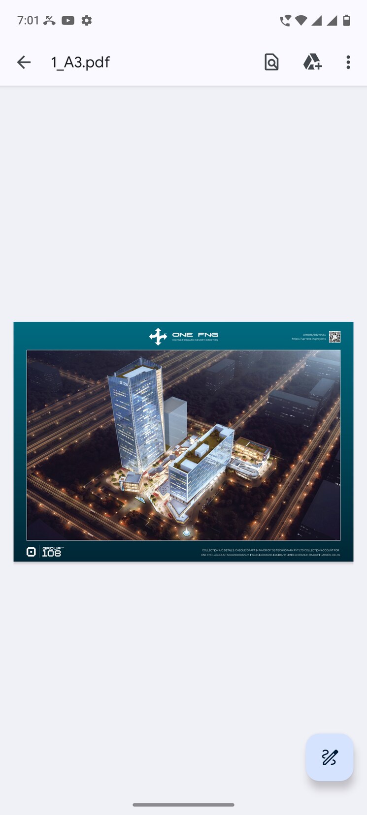 undefined, group-108-one-fng Commercial Office Space 1617 Sq.Ft. In Sector 142 Noida 8841487