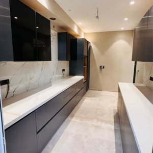 Kitchen in 3 BHK Builder Floor at Ansal Boom Plaza, Sector 57 – for Sale