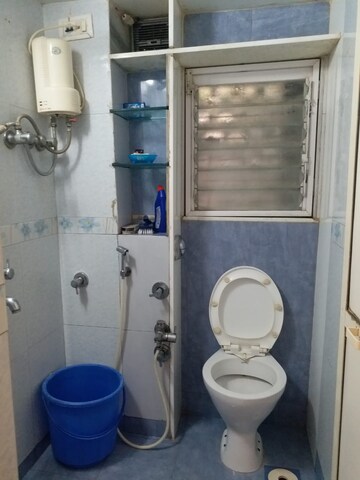 Bathroom in 1 BHK Apartment at Sai Ashirwad CHS Andheri East, Andheri East – for Rent