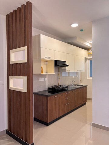 Kitchen in 3 BHK Apartment at Brigade El Dorado, Bagaluru – for Rent