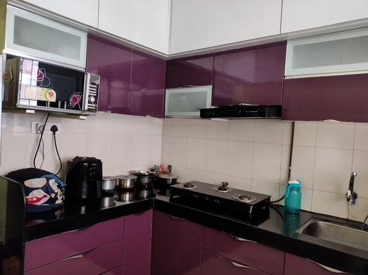 Kitchen, mont-vert-tropez 3 Bedroom 1200 Sq.Ft. Apartment In Wakad Pune 8841628