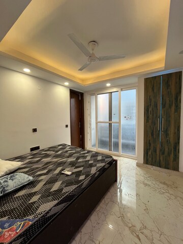 Bedroom in 2 BHK Builder Floor at Chattarpur – for Rent