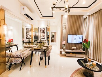 Living Room in 3 BHK Apartment at Thane West – for Sale