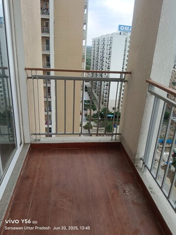 Balcony in 3.5 BHK Apartment at Rishita Manhattan, Gomti Nagar – for Rent