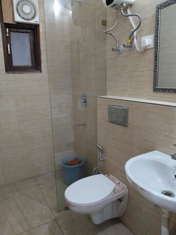Bathroom in 2 BHK Builder Floor at Paryavaran Complex – for Rent