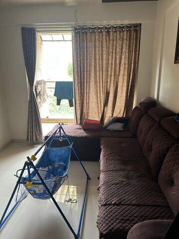 Master Bedroom in 1 BHK Apartment at Vasant Elite, Kalyan West – for Sale