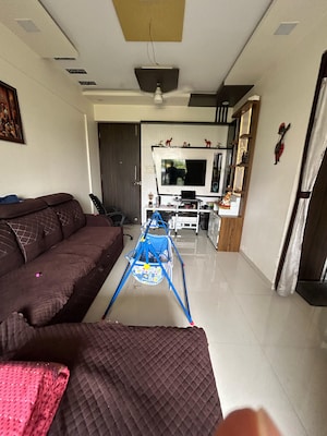 Master Bedroom in 1 BHK Apartment at Vasant Elite, Kalyan West – for Sale