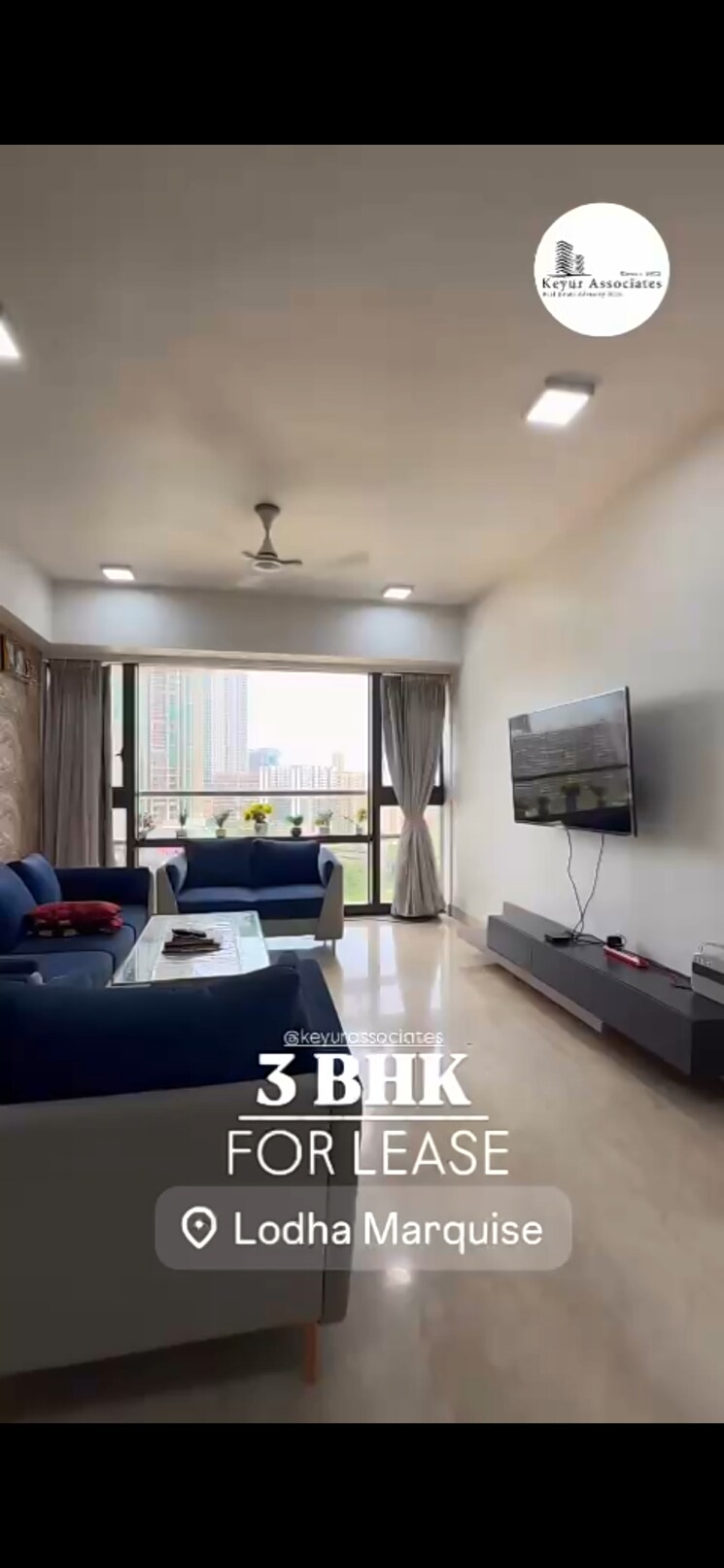 Living Room, lodha-marquise 3 Bedroom 1450 Sq.Ft. Apartment In Worli Mumbai 8842146