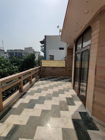 Balcony in 3 BHK Builder Floor at Defence Colony – for Rent