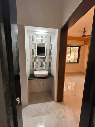 Attached Bathroom in 1 BHK Apartment at Brahamand Phase 6 Chs Ltd, Brahmand – for Rent