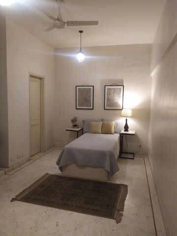 Living Room in 3.5 BHK Builder Floor at Greater Kailash I – for Rent