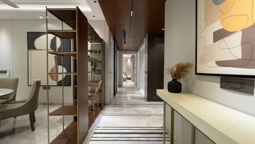 Building Lobby in 4 BHK Apartment at Safdarjung Enclave – for Rent