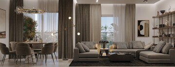 Living Room in 4 BHK Apartment at Sobha Infinia, Koramangala – for Sale